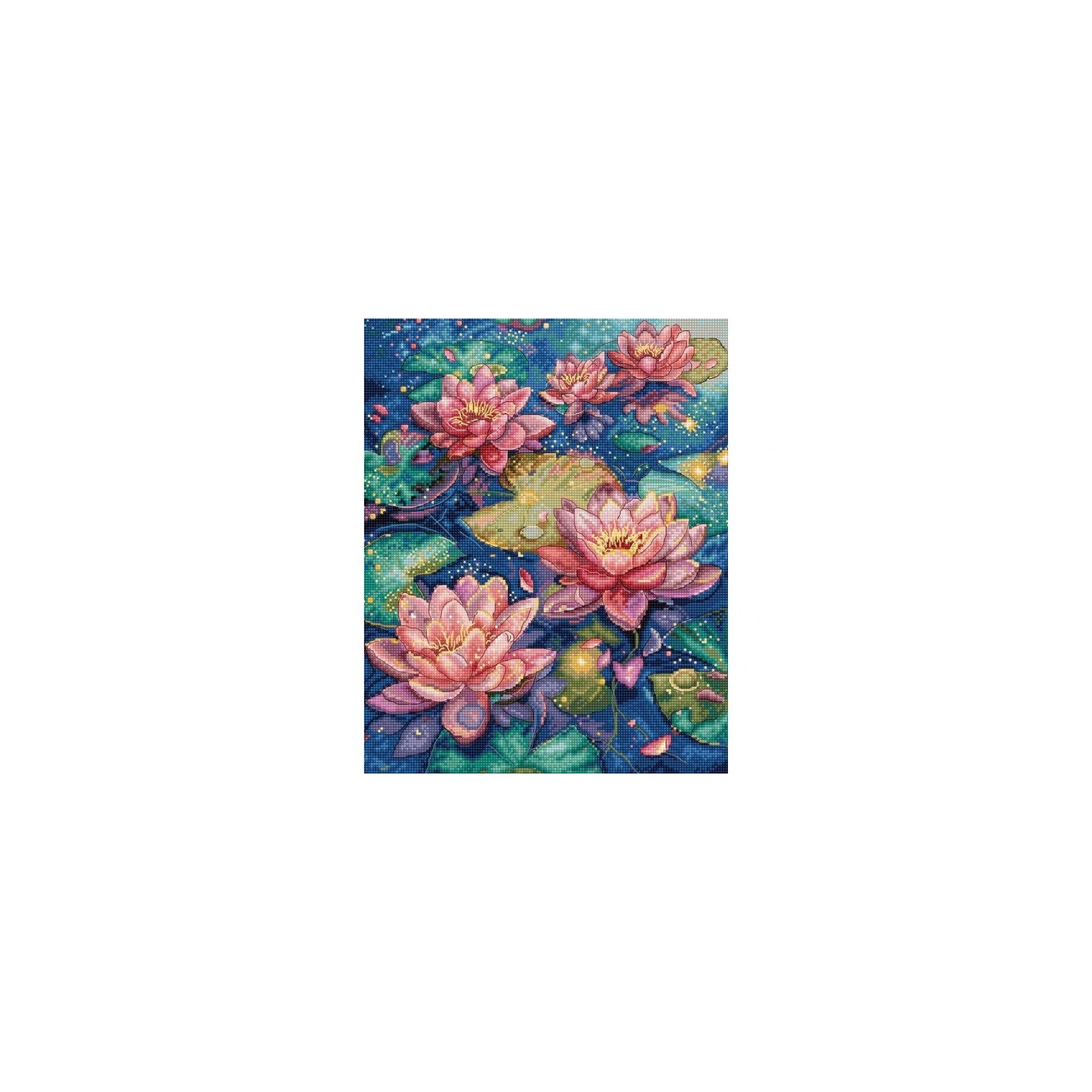 Embroidery kit Water Lily