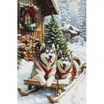 Luca-S Embroidery kit The Magic of the Nordic Winter