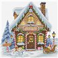 Borduurpakket De winkel van de Kerstman Borduurpakket De winkel van de Kerstman