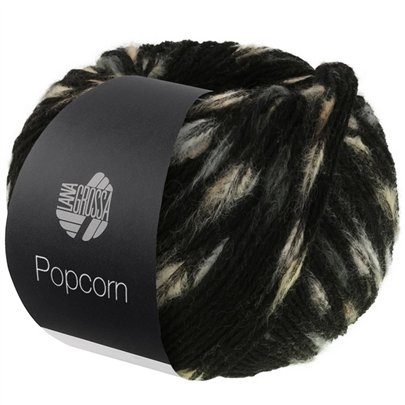 Lana Grossa Popcorn 08 Zwart