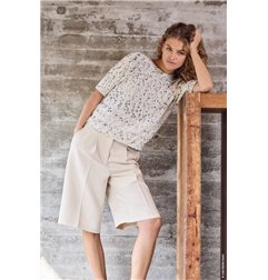 Modèles tricot Pullover Popcorn