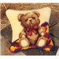 Kit coussin au point noué Un petit ours 14124 Kit coussin au point noué Un petit ours 14124