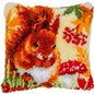 Kit coussin au point noué Ecureuil en automne 206643 Kit coussin au point noué Ecureuil en automne 206643