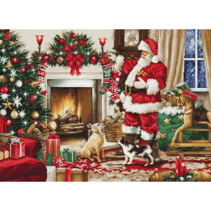 Embroidery kit Santa Interior Embroidery kit Santa Interior