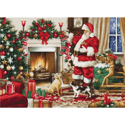 Embroidery kit Santa Interior