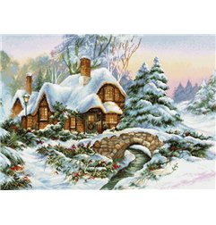 Borduurpakket Winterlandschap