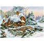 Borduurpakket Winterlandschap Borduurpakket Winterlandschap