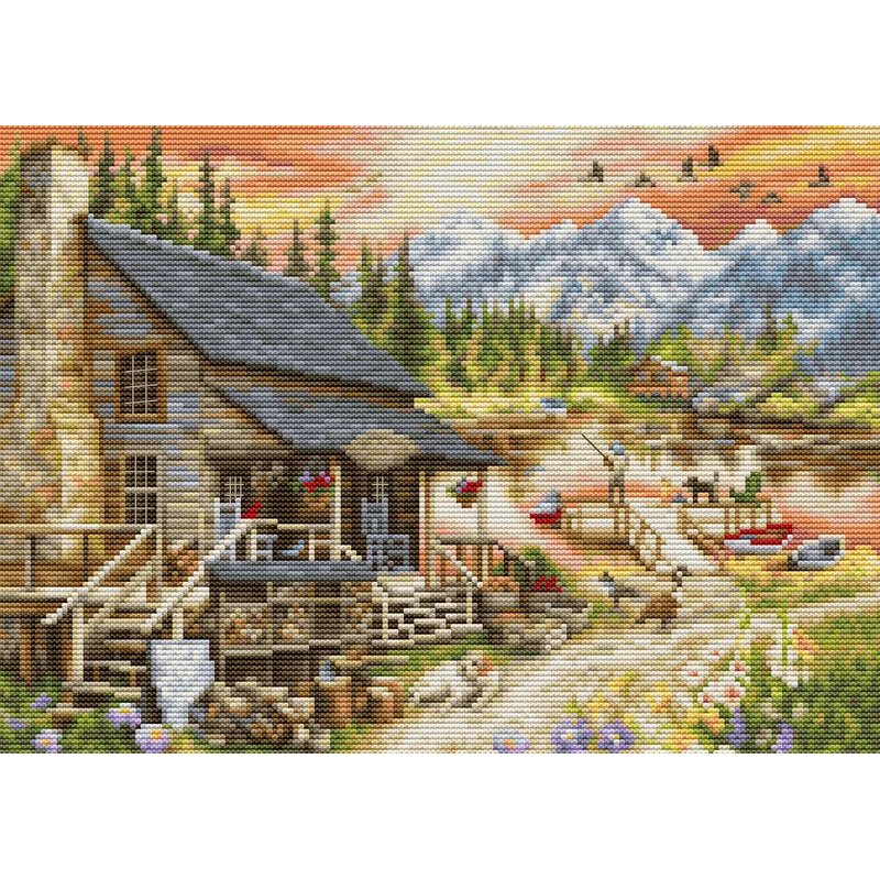 Embroidery kit Log Cabin General Store Embroidery kit Log Cabin General Store