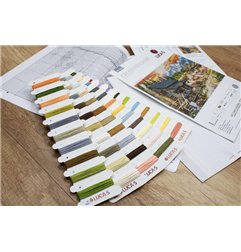 Embroidery kit Log Cabin General Store