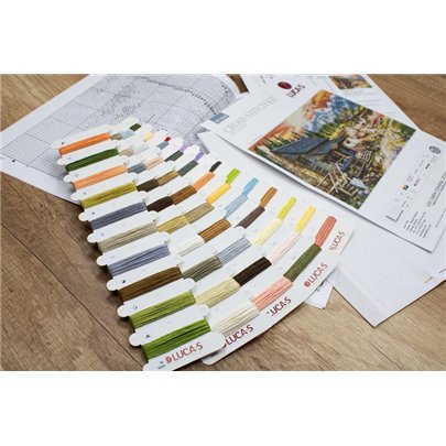 Stickset Gemischtwarenladen in Blockhütten
