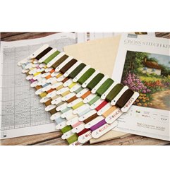Embroidery kit Country House