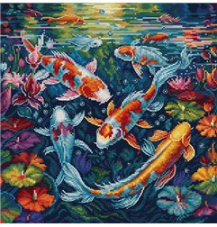 Kit de broderie L'aquarium