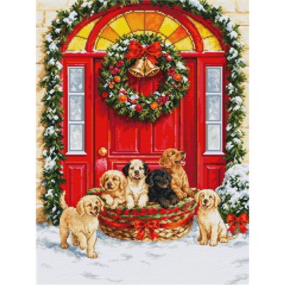 Embroidery kit Santa’s Delivery