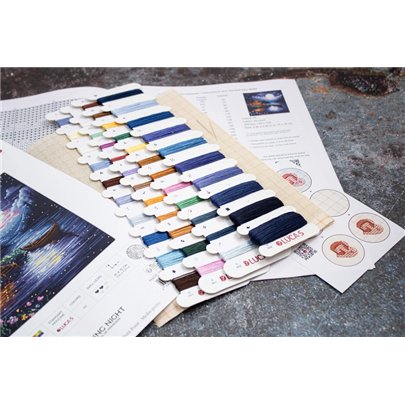 Embroidery kit Spring Night