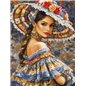 Kit de broderie Le festival mexicain (petit point) Kit de broderie Le festival mexicain (petit point)