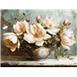 Borduurpakket De mysterieuze magnolia's (petit point) Borduurpakket De mysterieuze magnolia's (petit point)