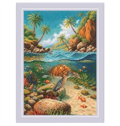 Embroidery kit Under the water