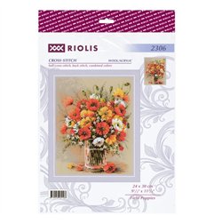 Embroidery kit Field Poppies