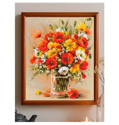 Kit de broderie Coquelicots des champs