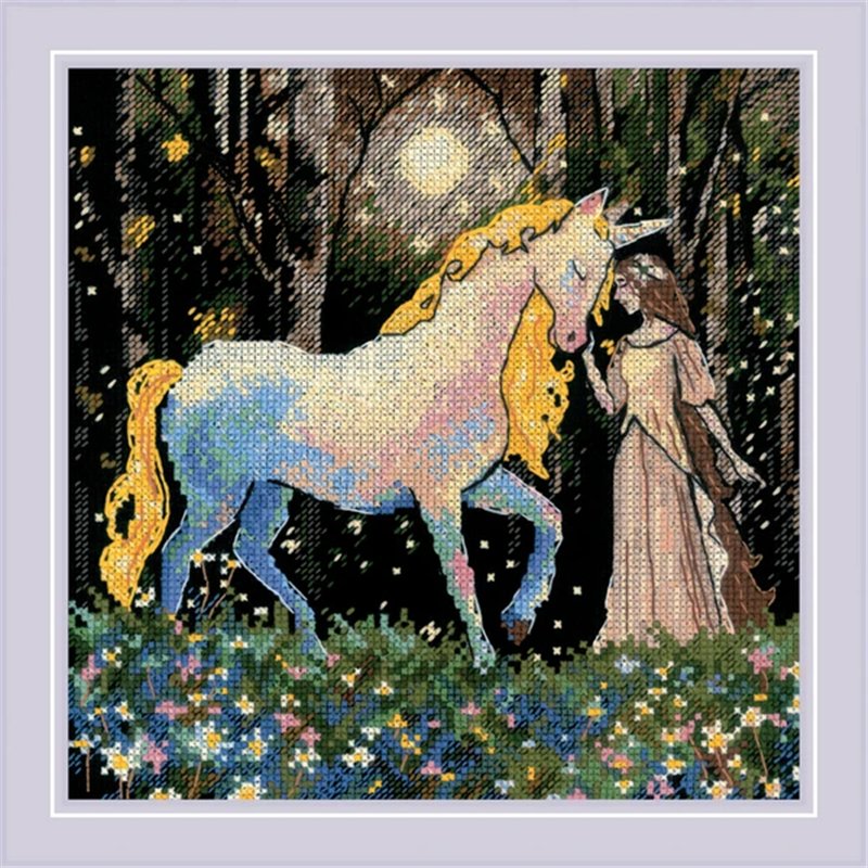 Kit de broderie Histoire de licorne Kit de broderie Histoire de licorne