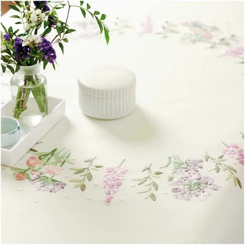 Tablecloth kit Flower wreath