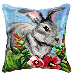 Cross stitch cushion kit Bunny 99109
