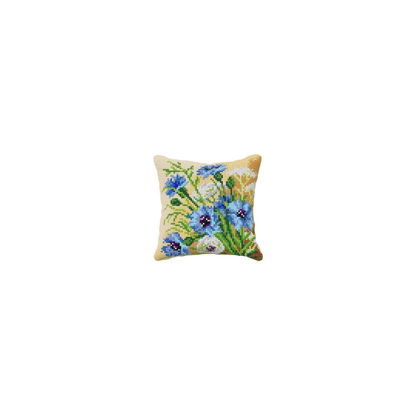 Cross stitch cushion kit Cornflowers 99118