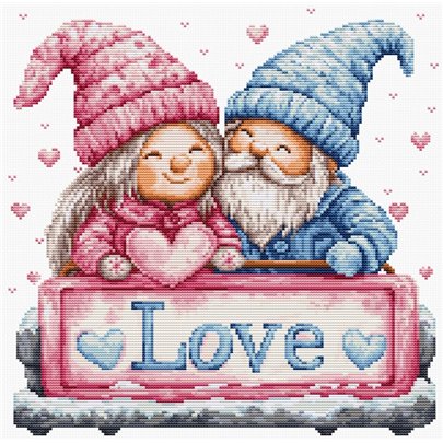 Embroidery kit Winter love