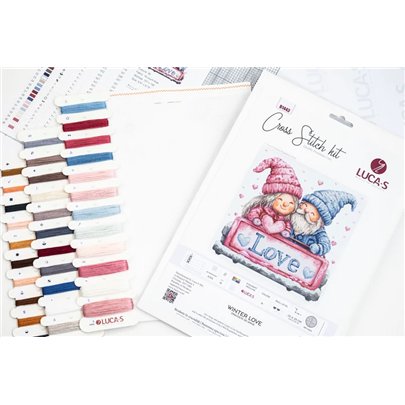 Embroidery kit Winter love