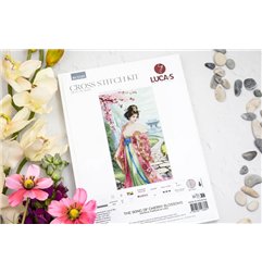 Embroidery kit Song of Cherry Blossoms