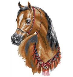 Borduurpakket Arabisch paard