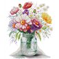 Borduurpakket Wildebloemen vaas Borduurpakket Wildebloemen vaas