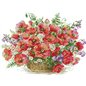 Kit de broderie Panier de coquelicots Kit de broderie Panier de coquelicots