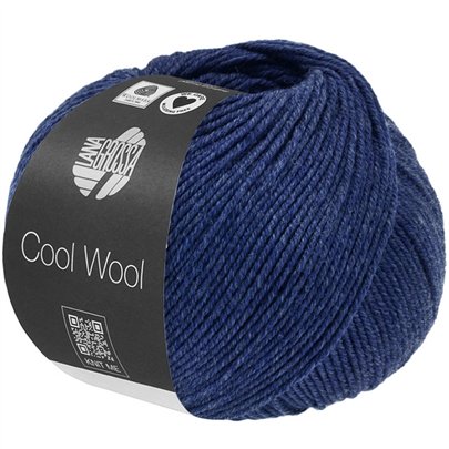 Cool Wool Mélange Donkerblauw gemêleerd 1504