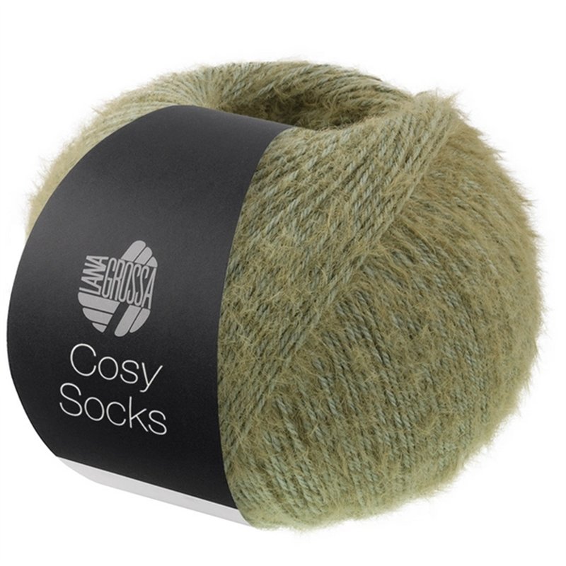 Cosy Socks 12 grijsgroen Cosy Socks 12 grijsgroen