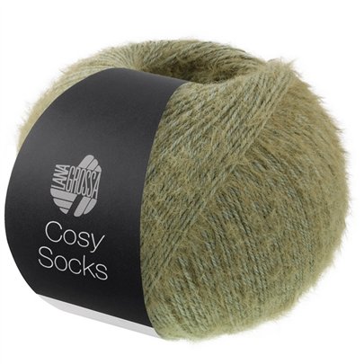 Cosy Socks 12 grijsgroen