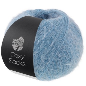 Cosy Socks 14 duifblauw