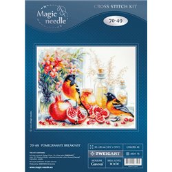 Borduurpakket Ontbijt met granaatappel Borduurpakket Ontbijt met granaatappel