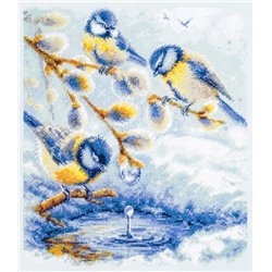 Kit de broderie La promesse du printemps Kit de broderie La promesse du printemps