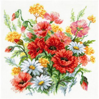 Kit de broderie Fleurs sauvages
