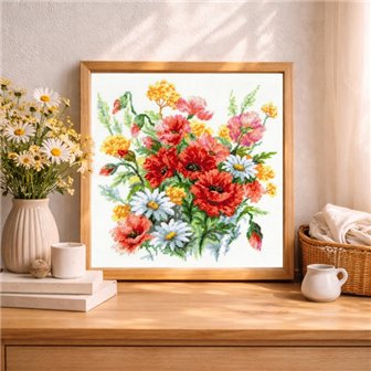 Embroidery kit Wildflowers