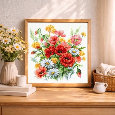 Embroidery kit Wildflowers