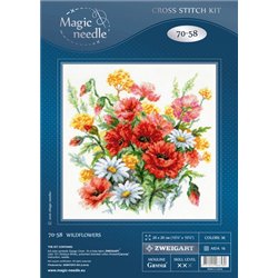 Kit de broderie Fleurs sauvages Kit de broderie Fleurs sauvages