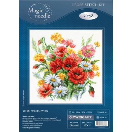 Embroidery kit Wildflowers Embroidery kit Wildflowers