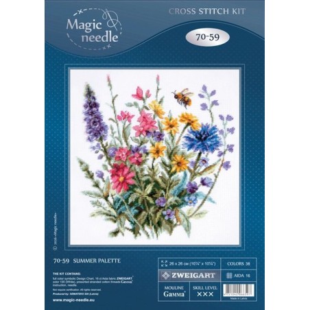 Embroidery kit Summer Palette Embroidery kit Summer Palette