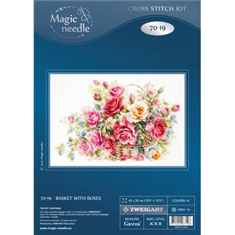 Borduurpakket Mand met rozen