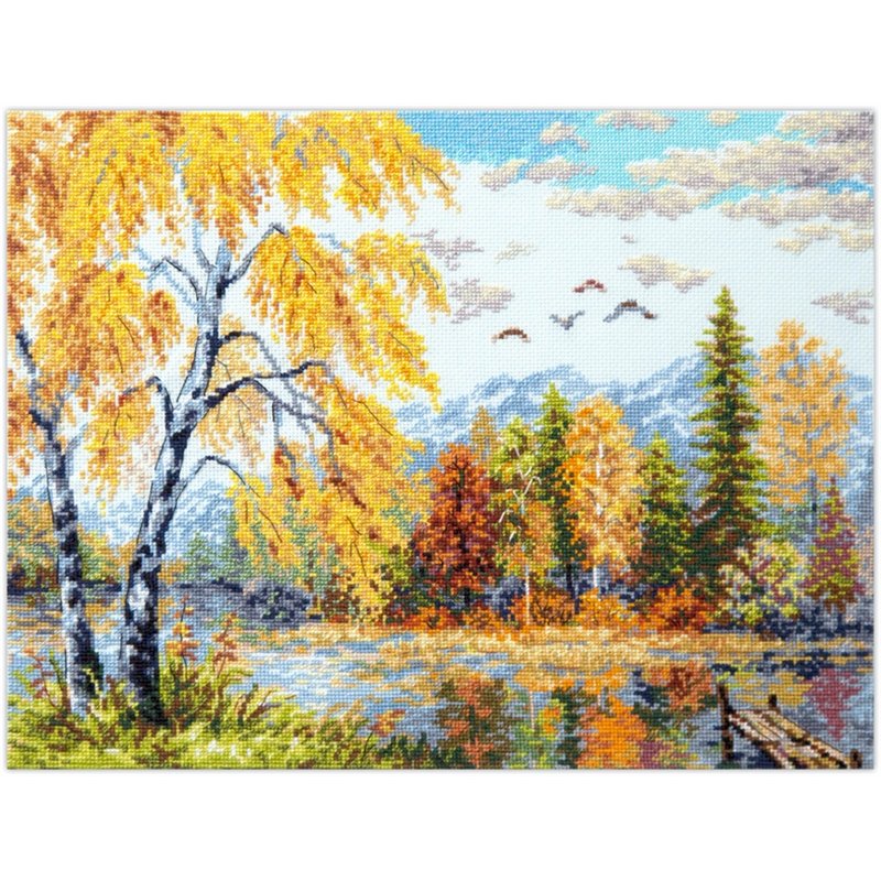 Embroidery kit Golden October Embroidery kit Golden October