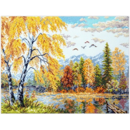 Kit de broderie Octobre doré