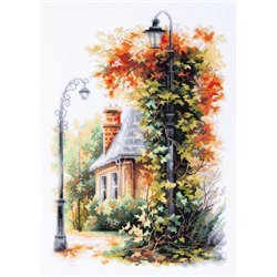 Kit de broderie Septembre paisible Kit de broderie Septembre paisible