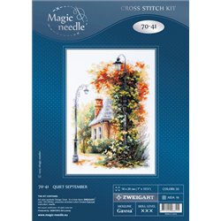 Kit de broderie Septembre paisible Kit de broderie Septembre paisible